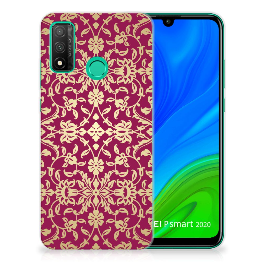 Siliconen Hoesje Huawei P Smart 2020 Barok Pink B2C Telecom