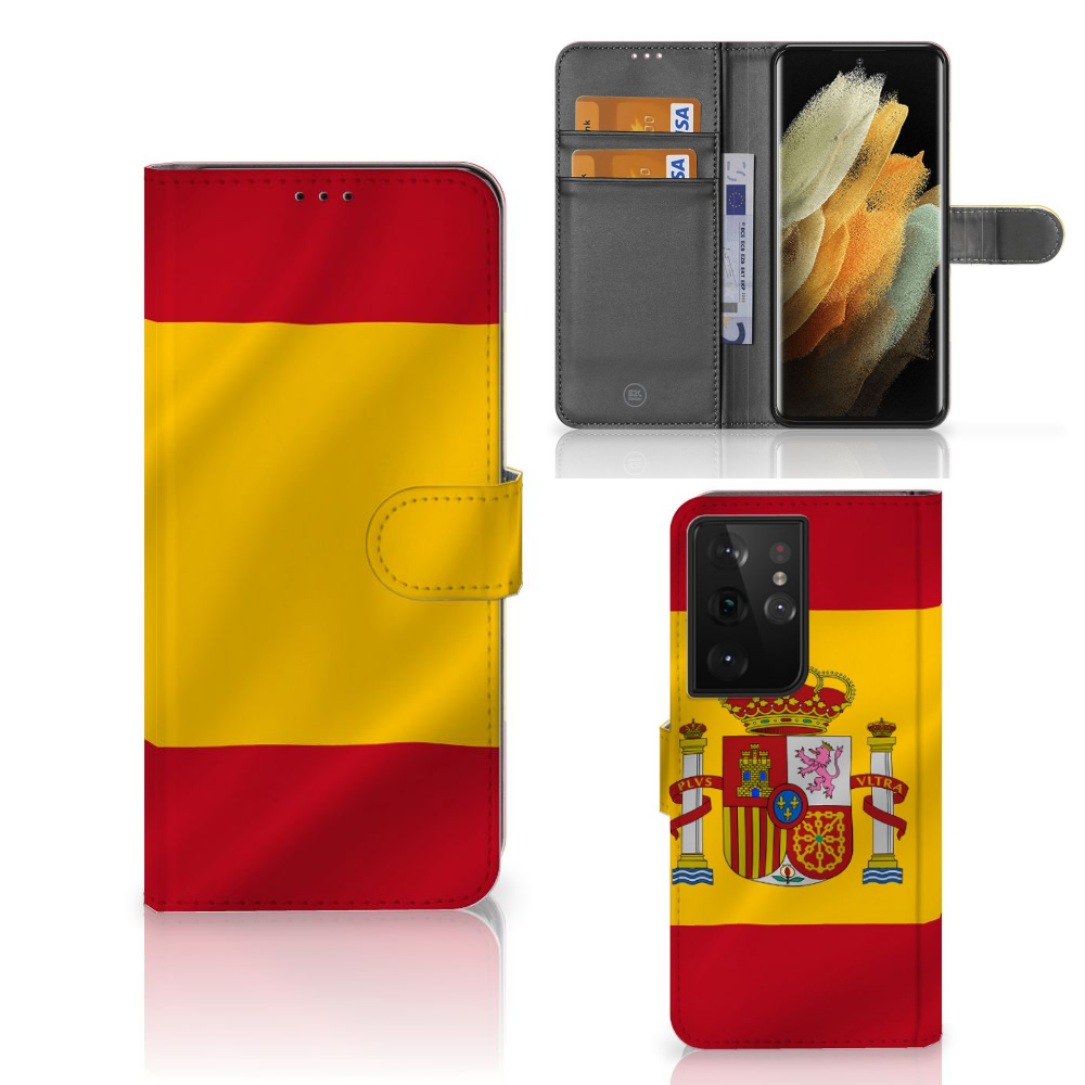 Samsung Galaxy S21 Ultra Bookstyle Case Spanje