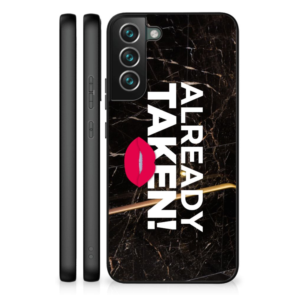 Samsung Galaxy S22 Plus Telefoon Hoesje met tekst Already Taken Black B2C Telecom