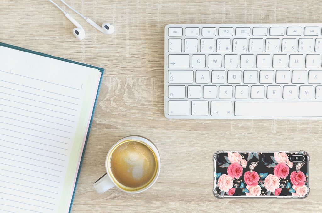 Apple iPhone X | Xs Case Butterfly Roses