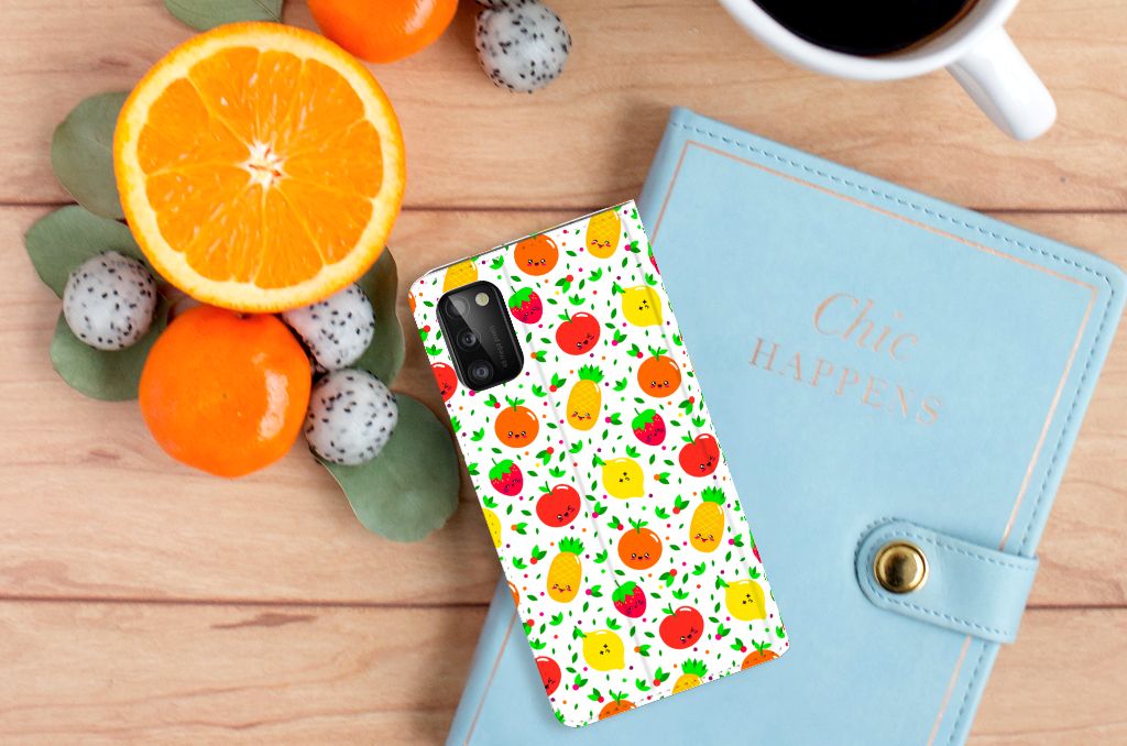 Samsung Galaxy A41 Flip Style Cover Fruits - B2C Telecom
