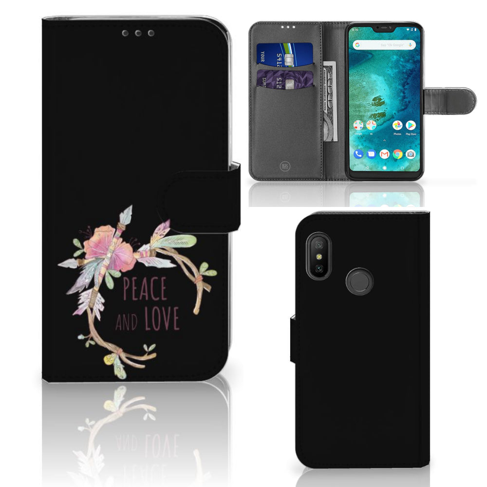 Xiaomi Mi A2 Lite Leuk Hoesje Boho Text