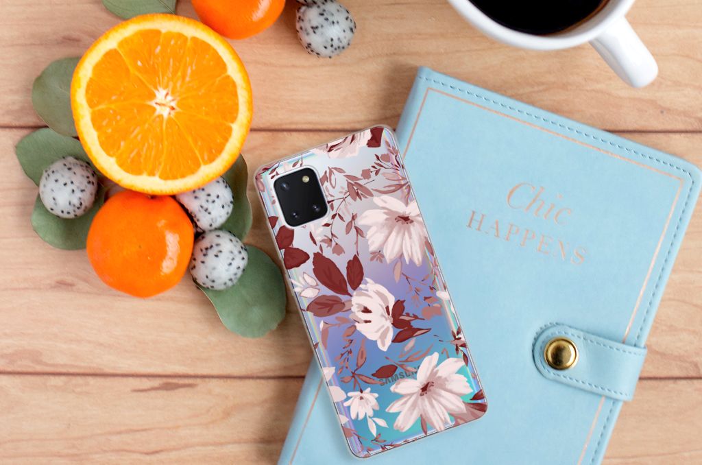 Hoesje maken Samsung Galaxy Note 10 Lite Watercolor Flowers