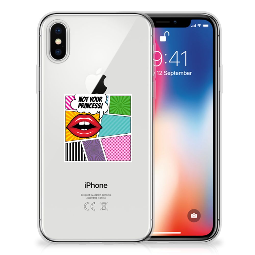 Apple iPhone X | Xs Silicone Back Cover Popart Princess