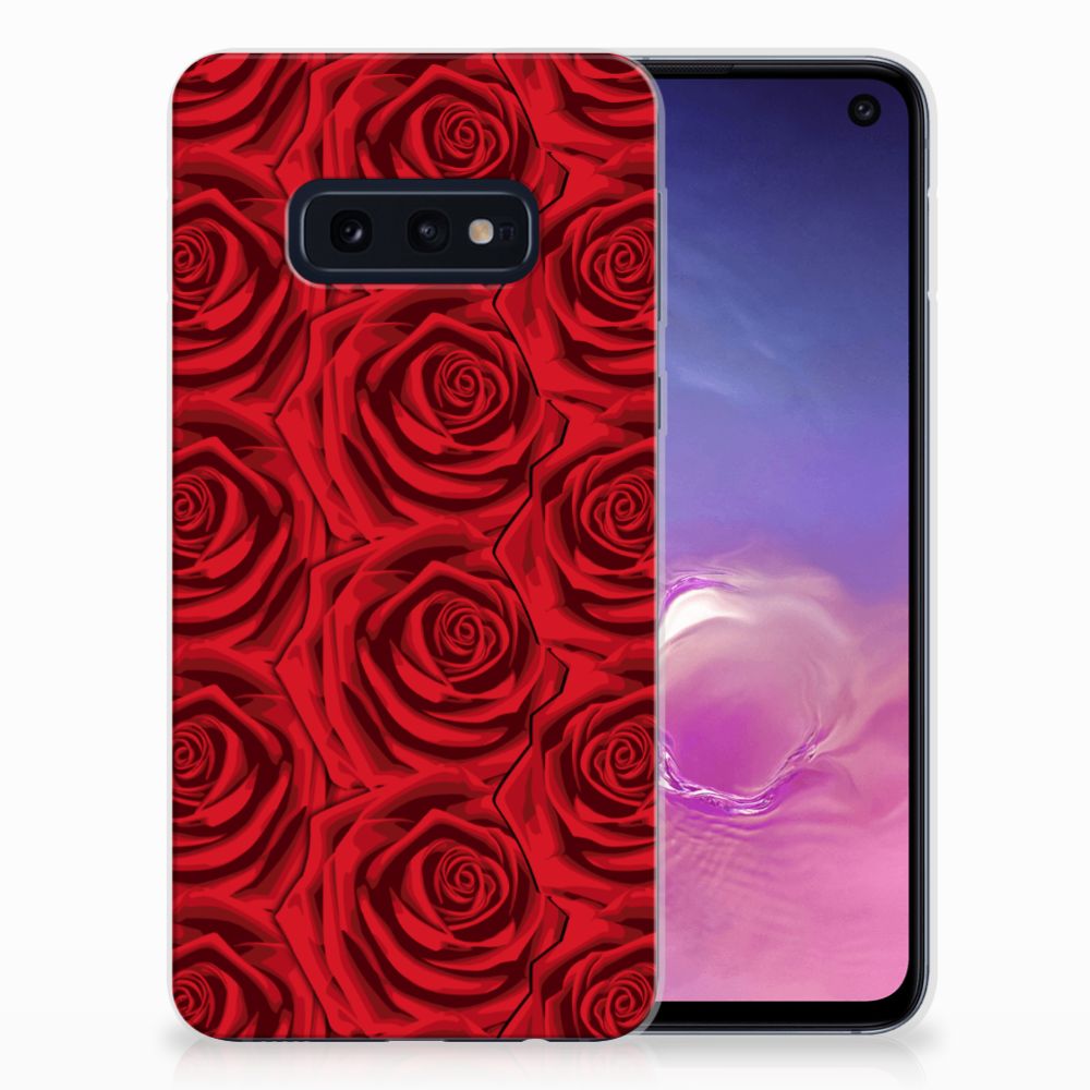 Samsung Galaxy S10e TPU Case Red Roses