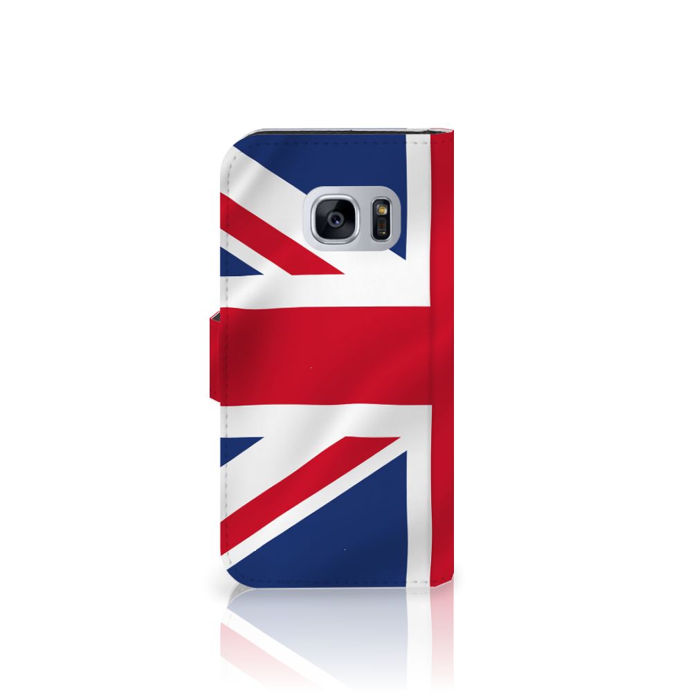 Samsung Galaxy S7 Bookstyle Case Groot-Brittannië