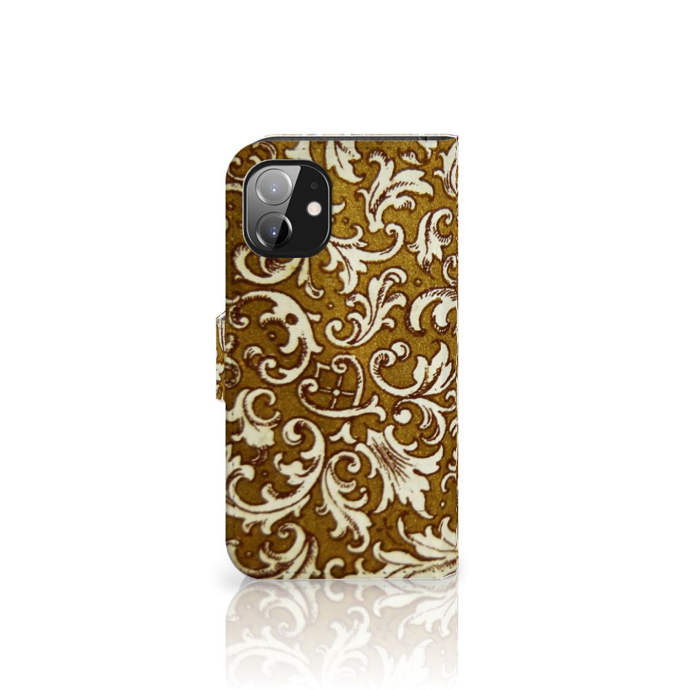 Wallet Case Apple iPhone 12 Mini Barok Goud