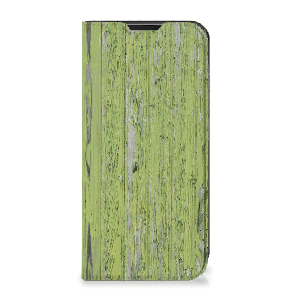 Samsung Galaxy Xcover 6 Pro Book Wallet Case Green Wood