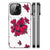 iPhone 14 Pro Max Bloemen Hoesje Blossom Red