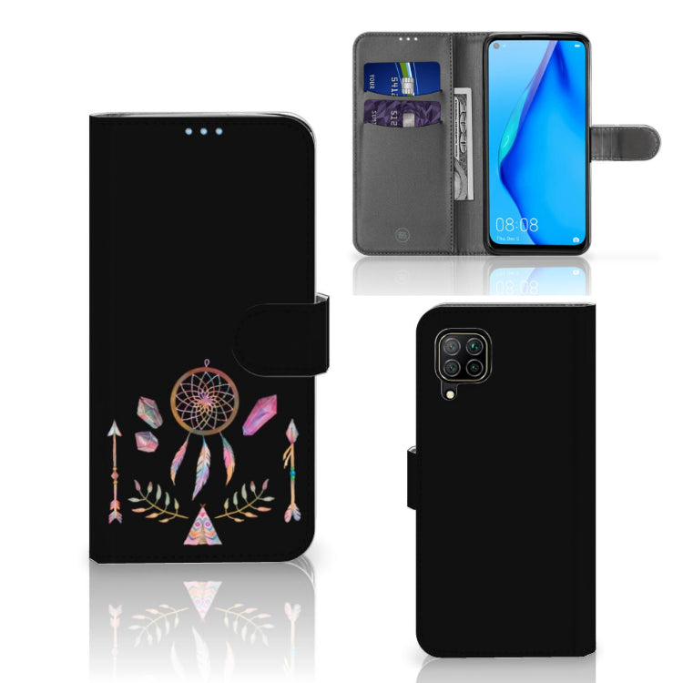 Huawei P40 Lite Leuk Hoesje Boho Dreamcatcher