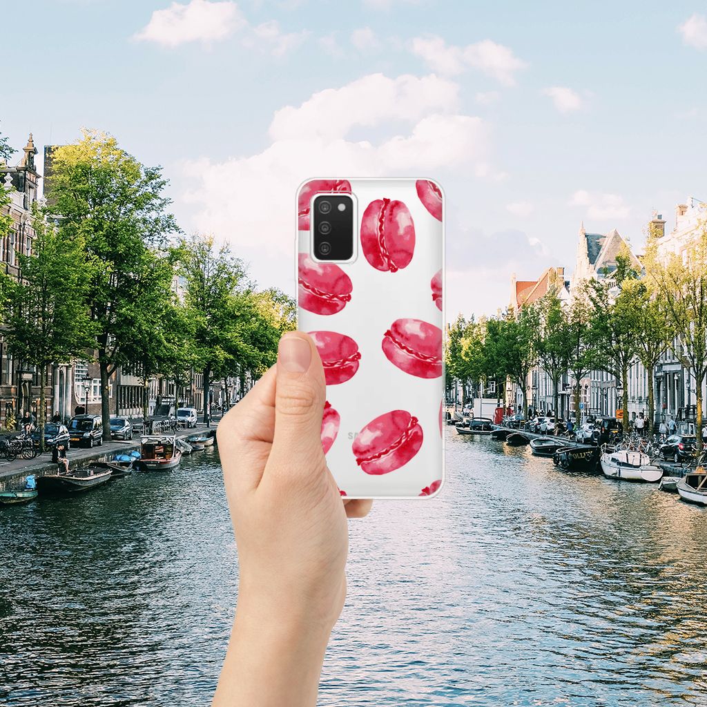 Samsung Galaxy A03S Siliconen Case Pink Macarons B2C Telecom