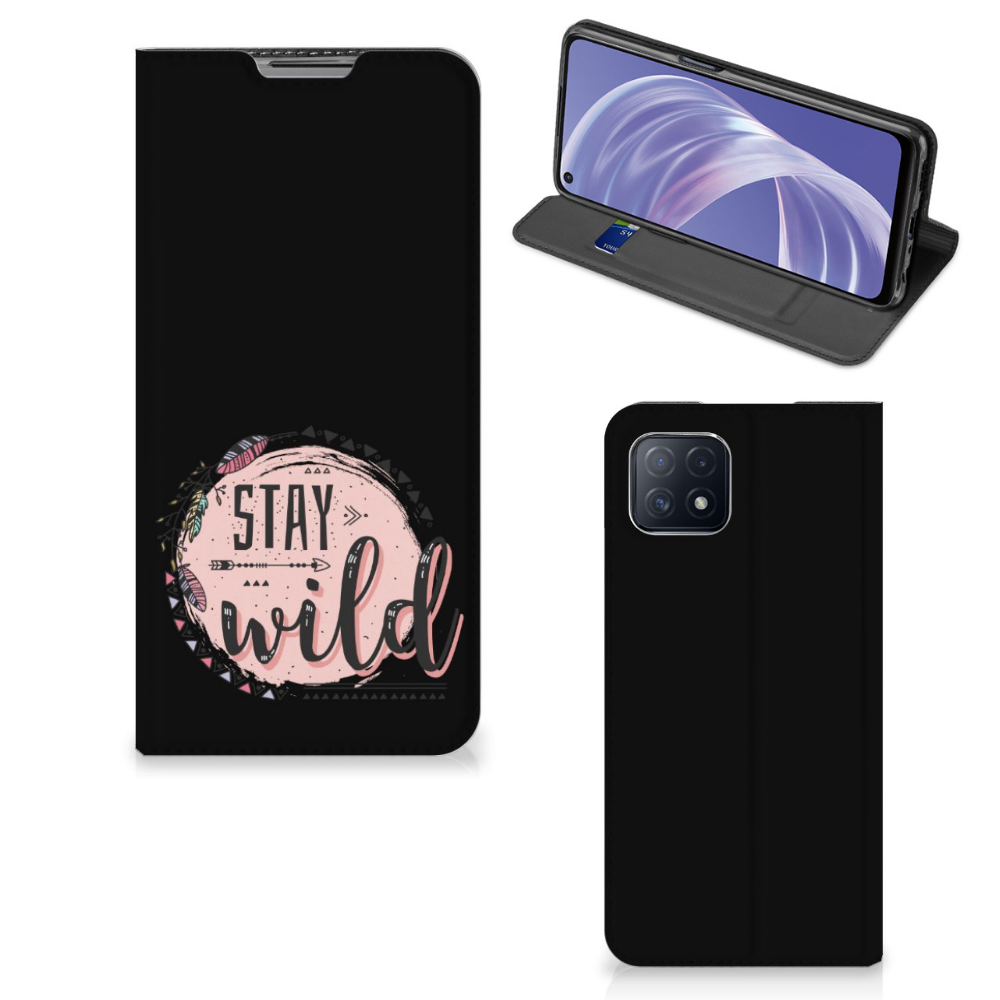 OPPO A73 5G Magnet Case Boho Stay Wild - B2C Telecom