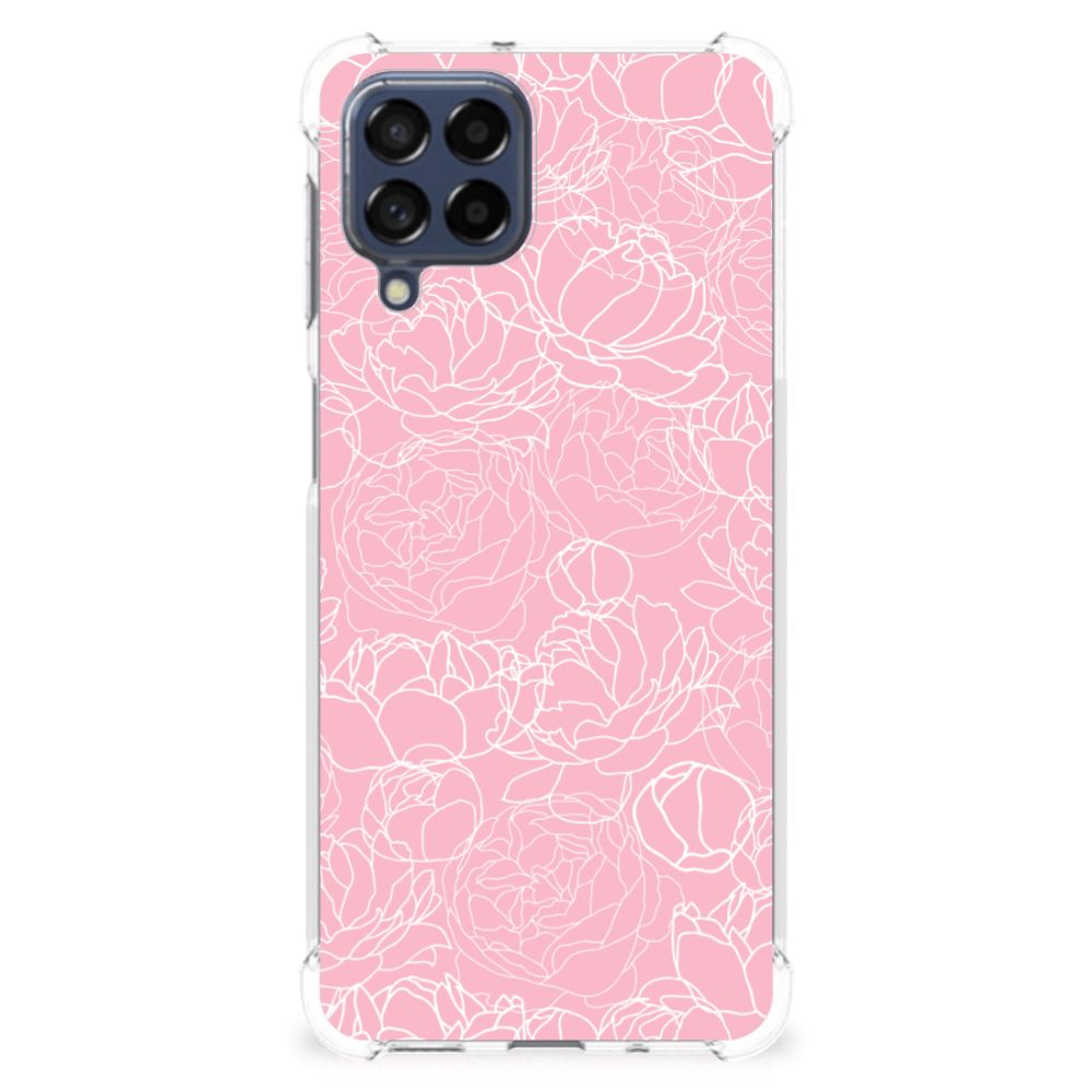 Samsung Galaxy M53 Case White Flowers B2C Telecom
