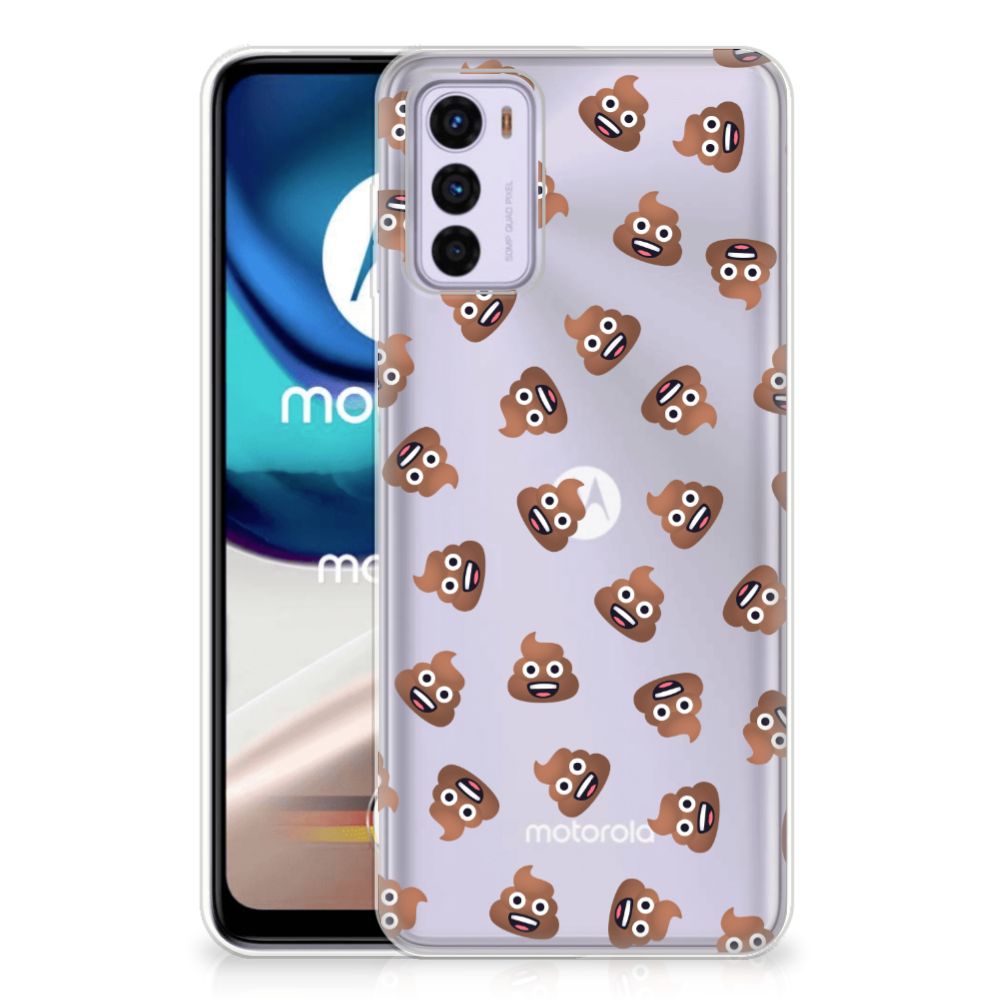 TPU bumper voor Motorola Moto G42 Poep Emojis B2C Telecom