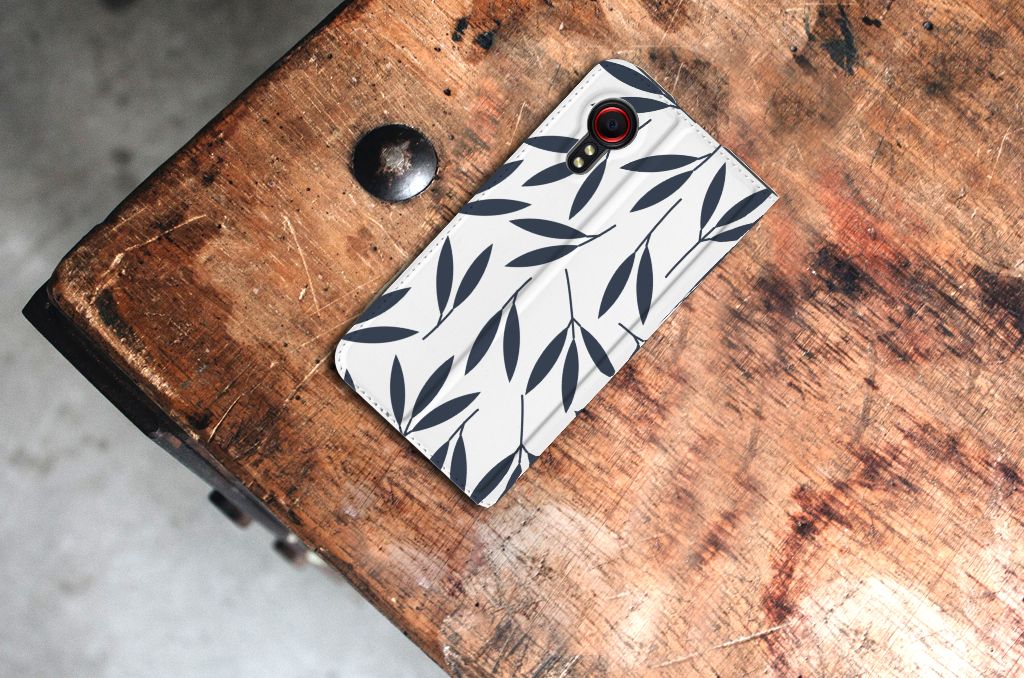 Samsung Galaxy Xcover 5 Smart Cover Leaves Blue - B2C Telecom