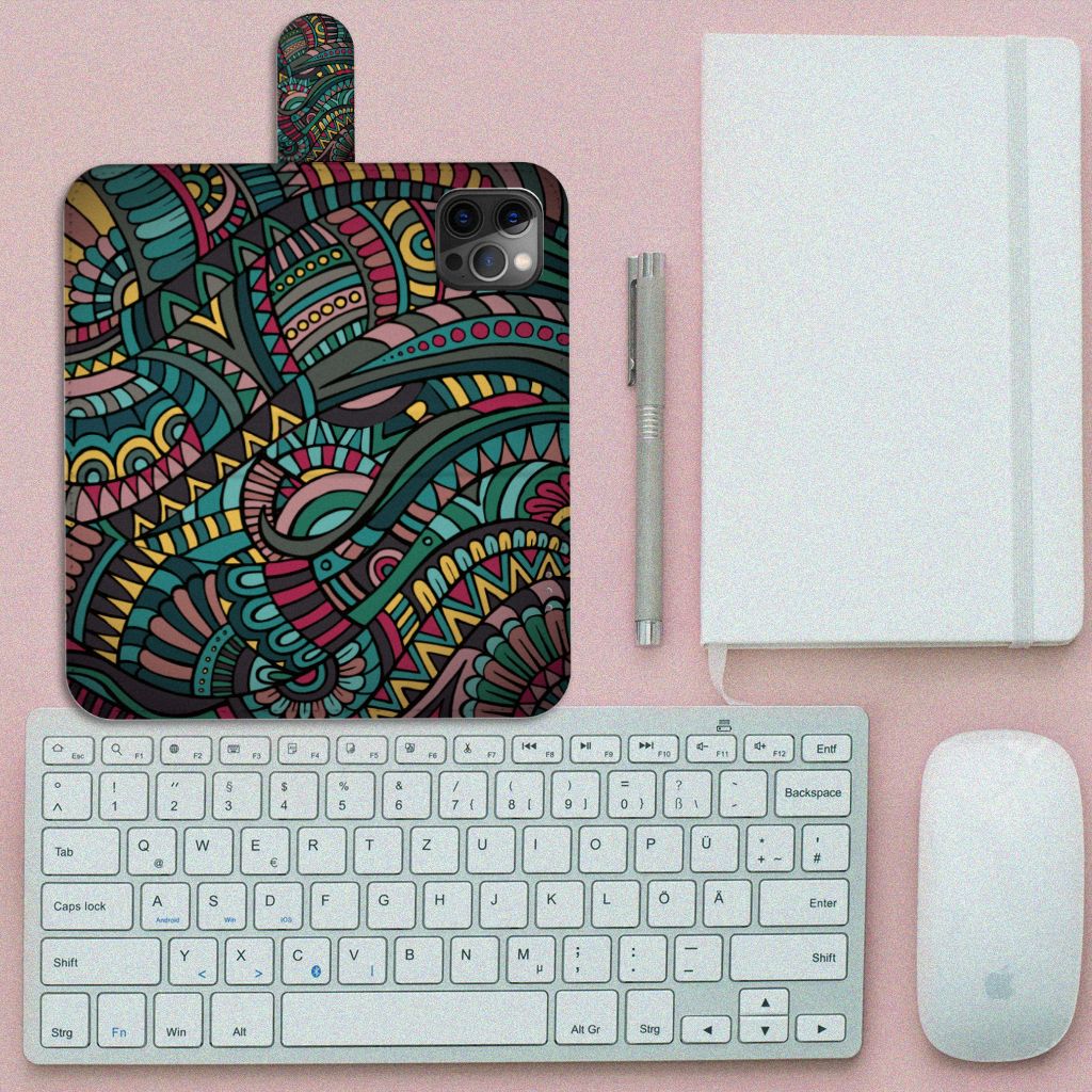 Apple iPhone 12 Pro Max Telefoon Hoesje Aztec