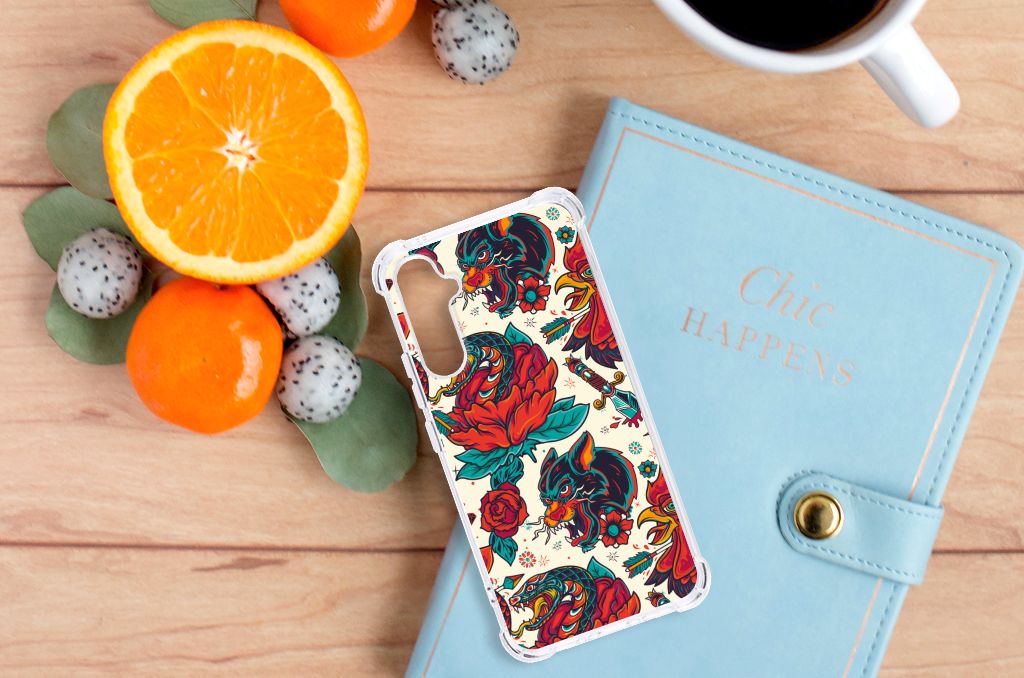 Anti-shock Hoesje met foto voor Samsung Galaxy A34 Old Skool B2C Telecom