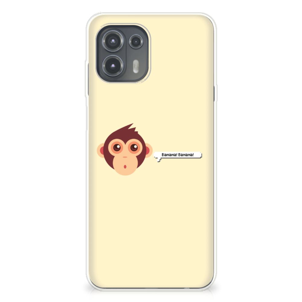 Motorola Edge 20 Lite Telefoonhoesje met Naam Monkey B2C Telecom