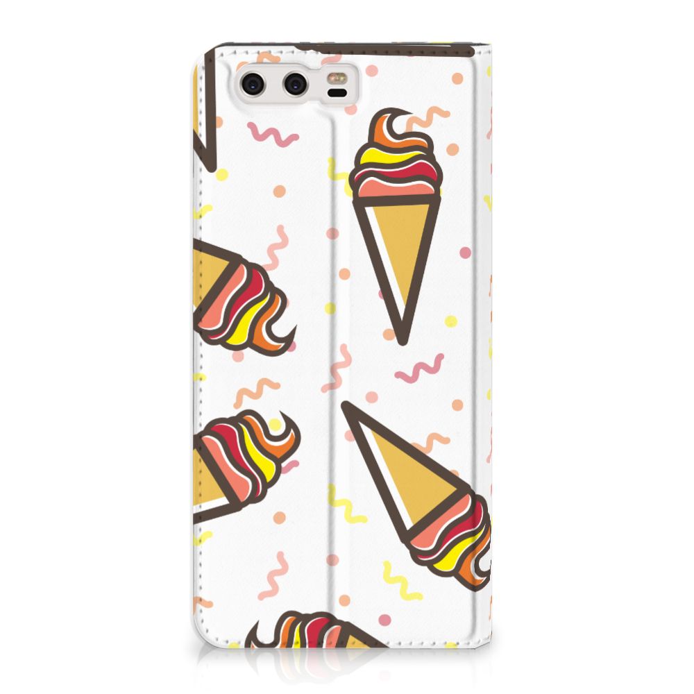 Huawei P10 Plus Flip Style Cover Icecream