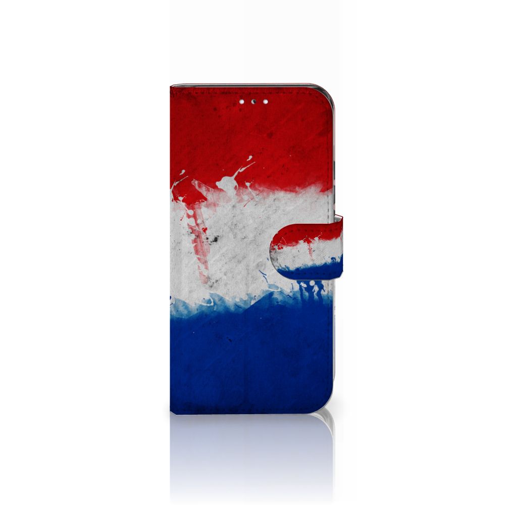 Samsung Galaxy S22 Bookstyle Case Nederland met artistiek design van de Nederlandse vlag.