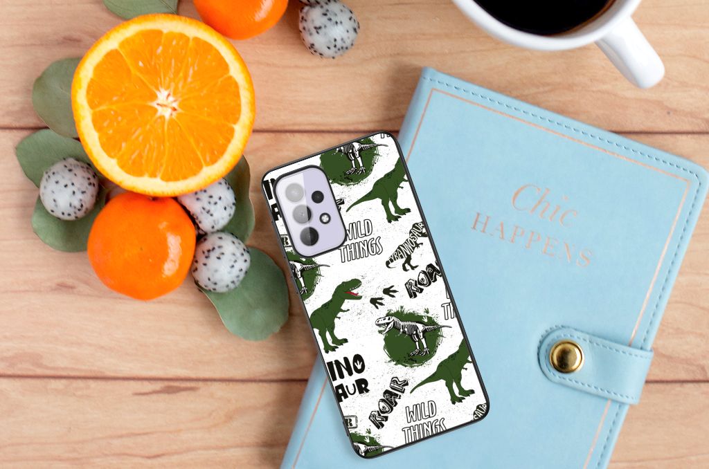 Dierenprint Telefoonhoesje voor Samsung Galaxy A33 5G Dinosaurus B2C Telecom