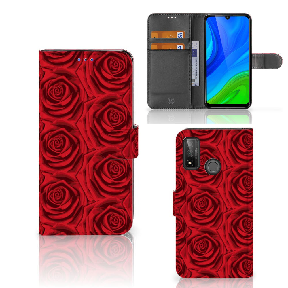 Huawei P Smart 2020 Hoesje Red Roses