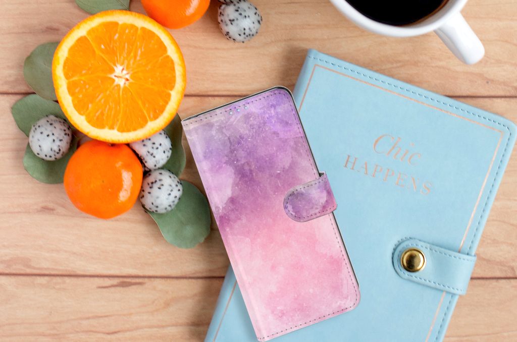 Hoesje OPPO Reno 4 Pro 5G Pink Purple Paint