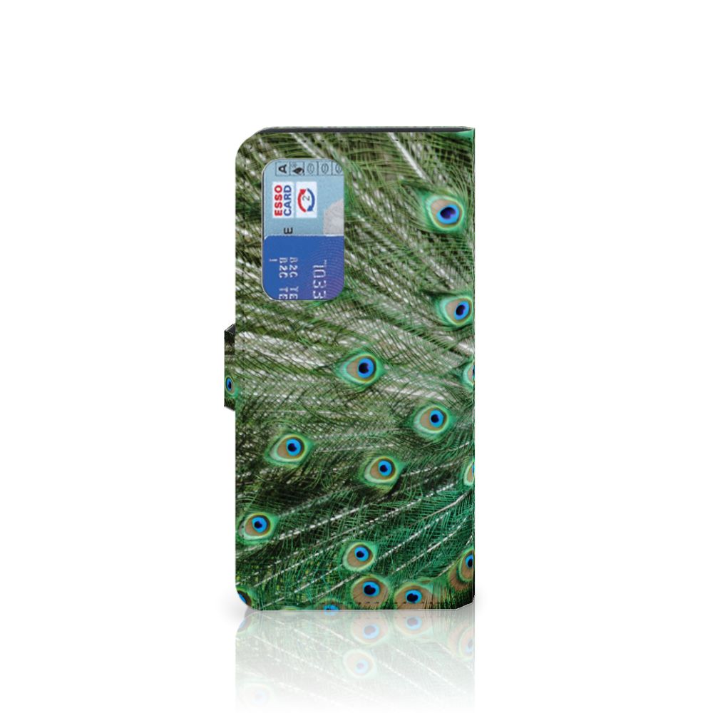 Huawei P40 Pro Telefoonhoesje met Pasjes Pauw