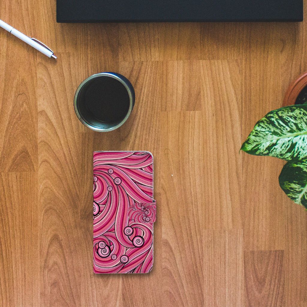Samsung Galaxy S10 Hoesje Swirl Pink