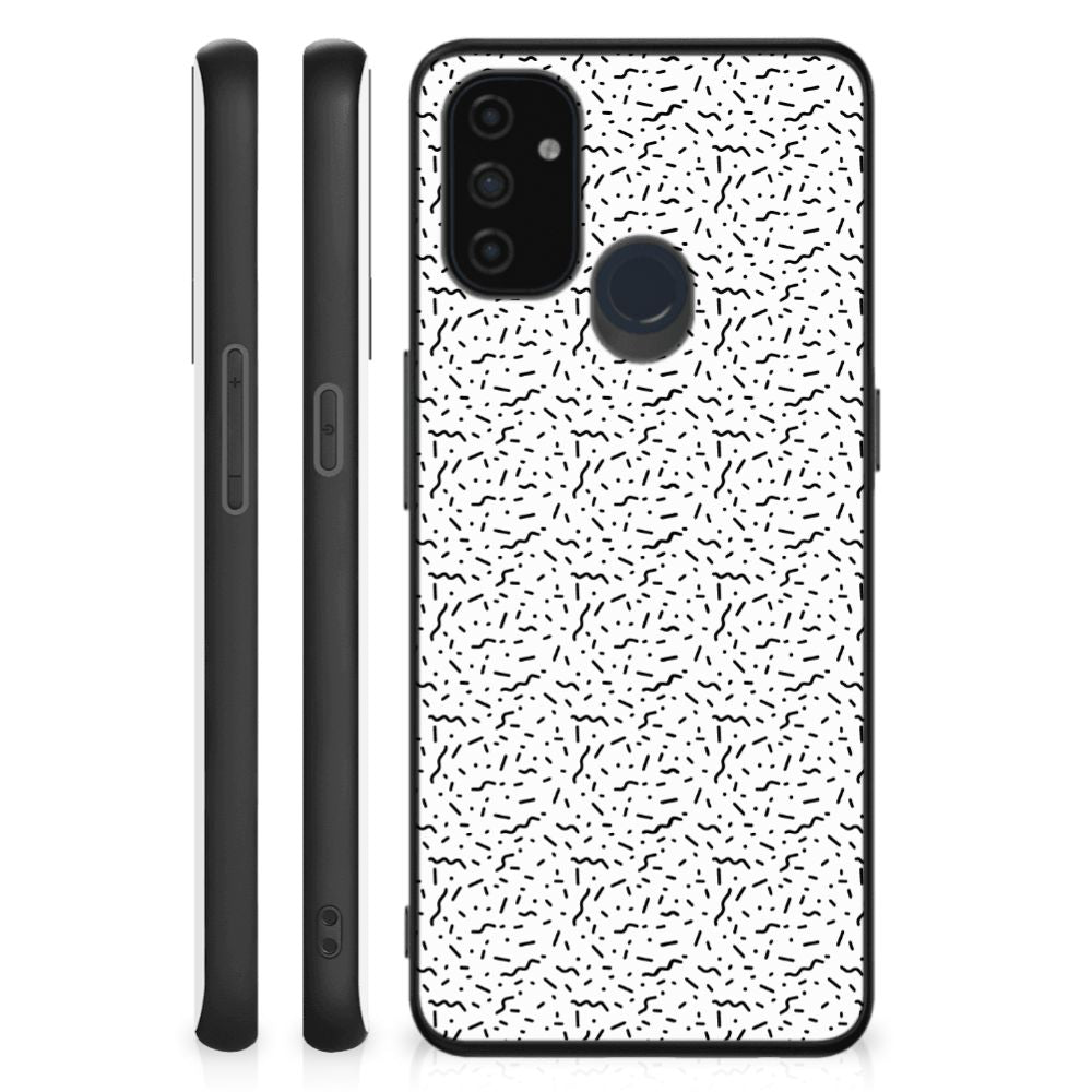 OnePlus Nord N100 Back Case Stripes Dots