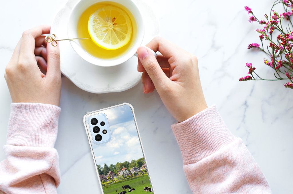 Samsung Galaxy A23 Case Anti-shock Koeien - B2C Telecom