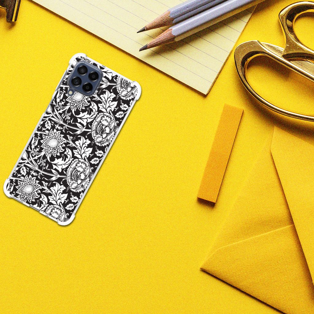 Samsung Galaxy M53 Case Black Flowers B2C Telecom