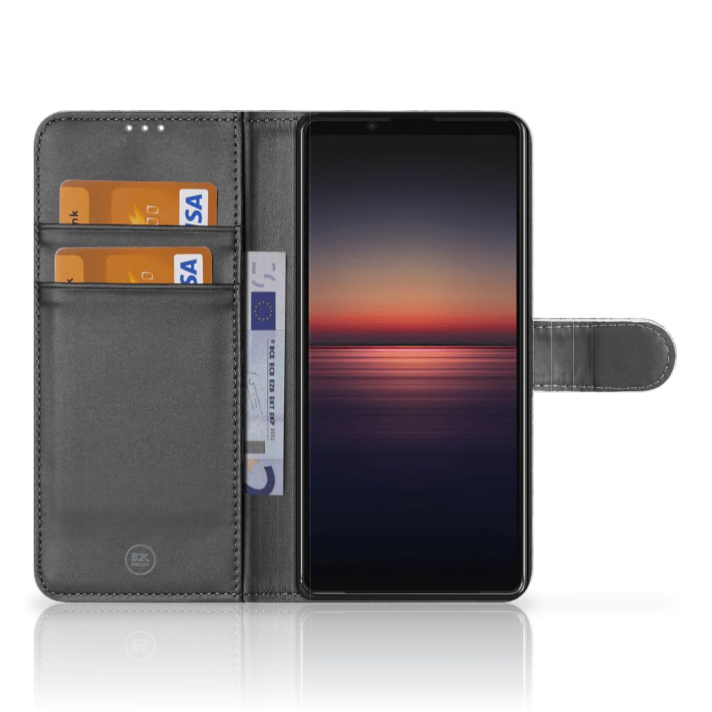 Wallet Case met Pasjes Sony Xperia 1 II Spijkerbroeken