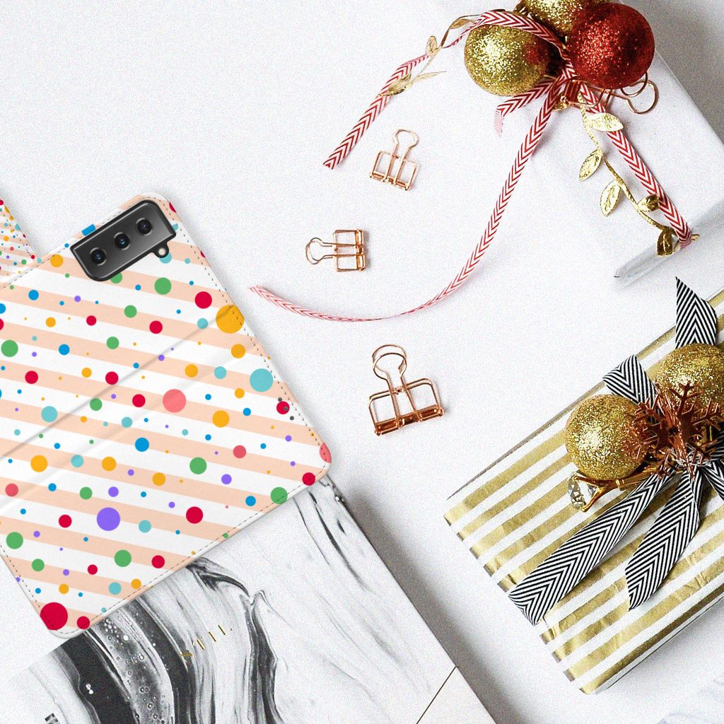 Samsung Galaxy S21 Plus Telefoon Hoesje Dots