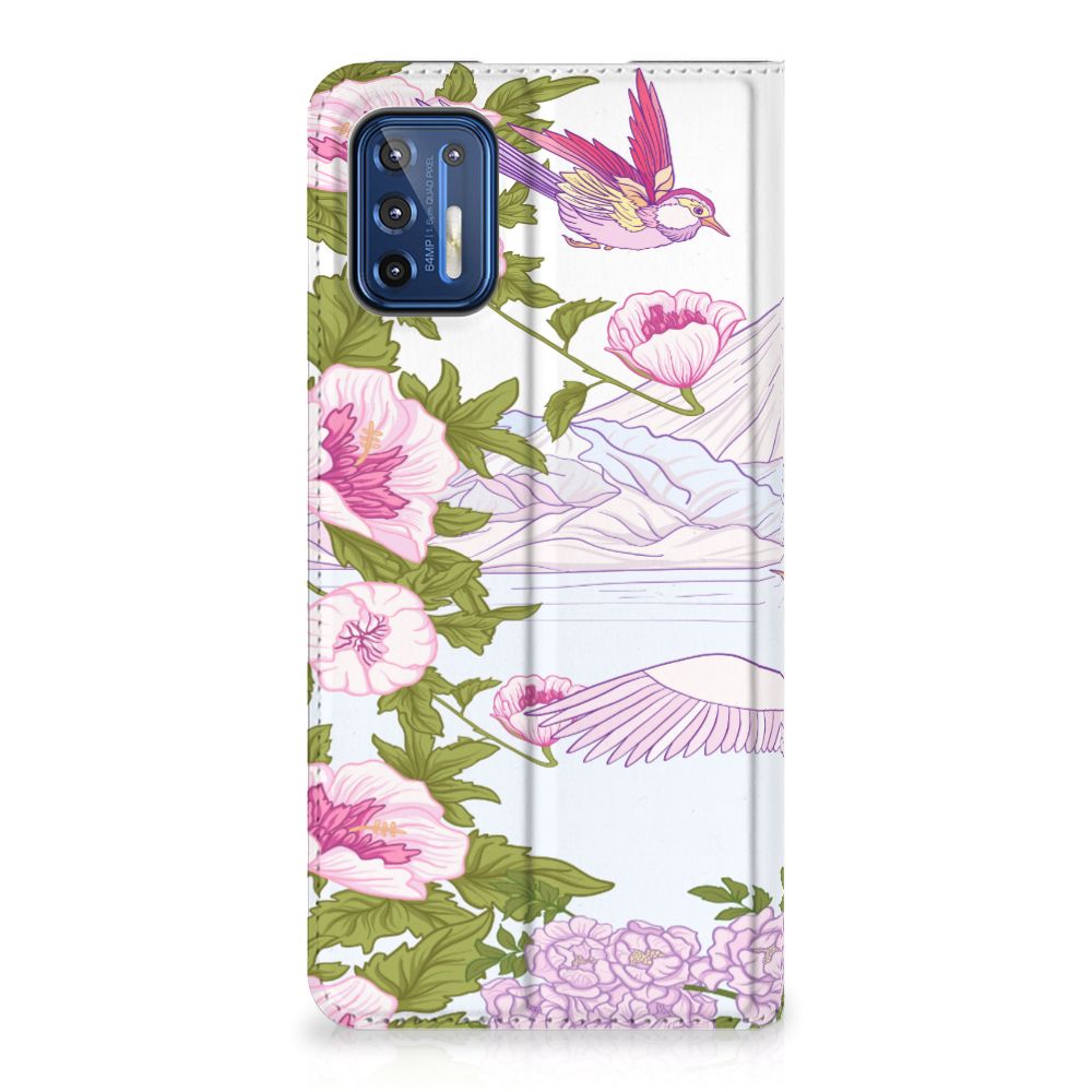 Motorola Moto G9 Plus Hoesje maken Bird Standing - B2C Telecom