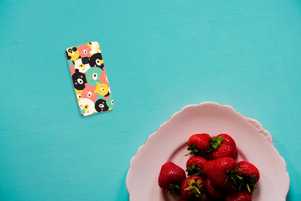 Huawei P10 Lite Telefoonhoesje met Naam Bears
