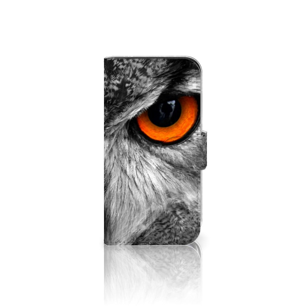 Apple iPhone 12 Mini Telefoonhoesje met Pasjes Uil