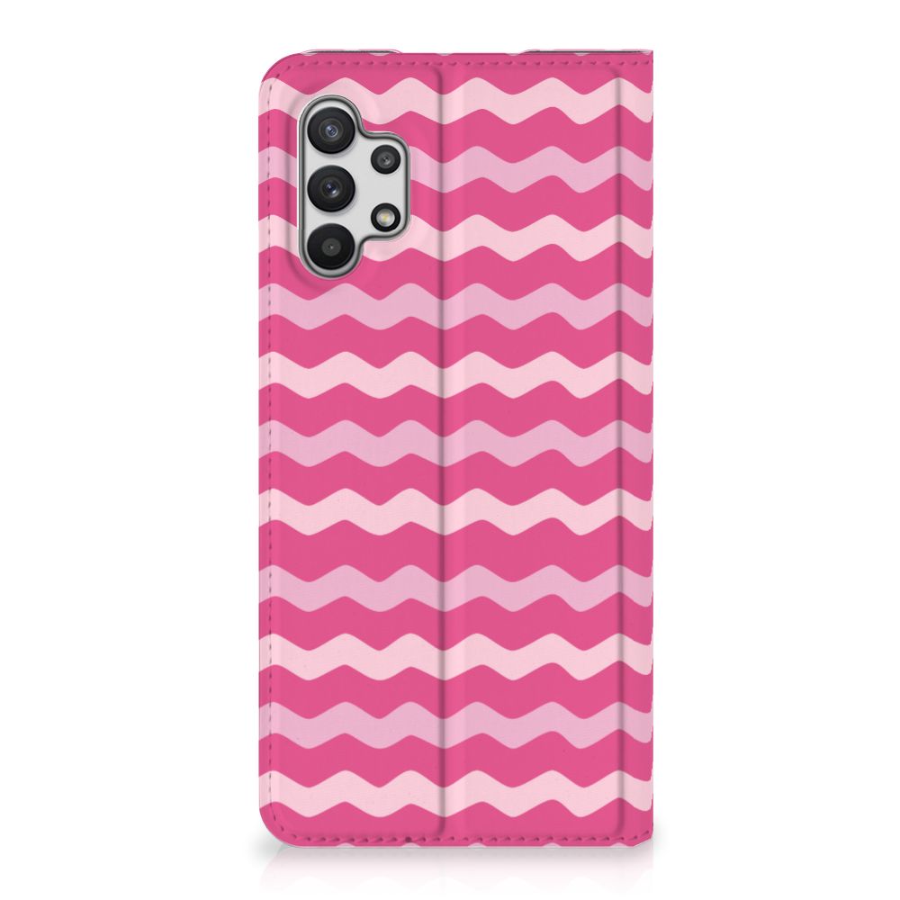Samsung Galaxy A32 5G Hoesje met Magneet Waves Pink - B2C Telecom