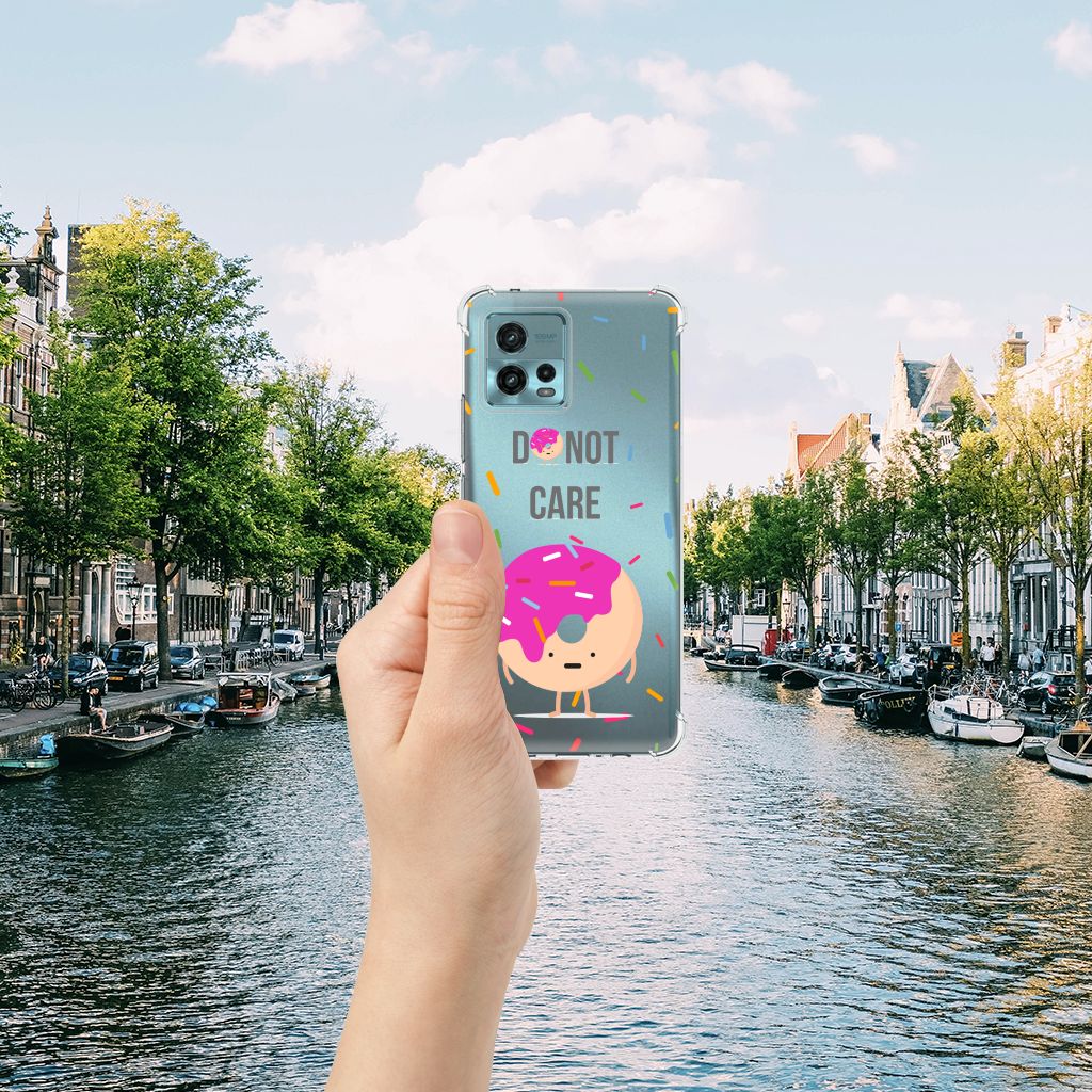otorola Moto G72 Beschermhoes Donut Roze B2C Telecom