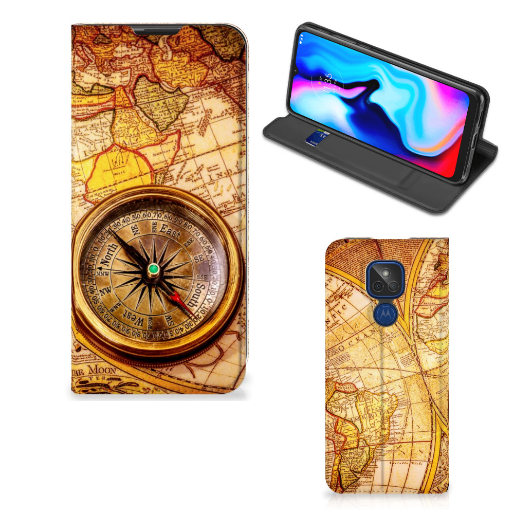 Motorola Moto G9 Play Book Cover Kompas - B2C Telecom