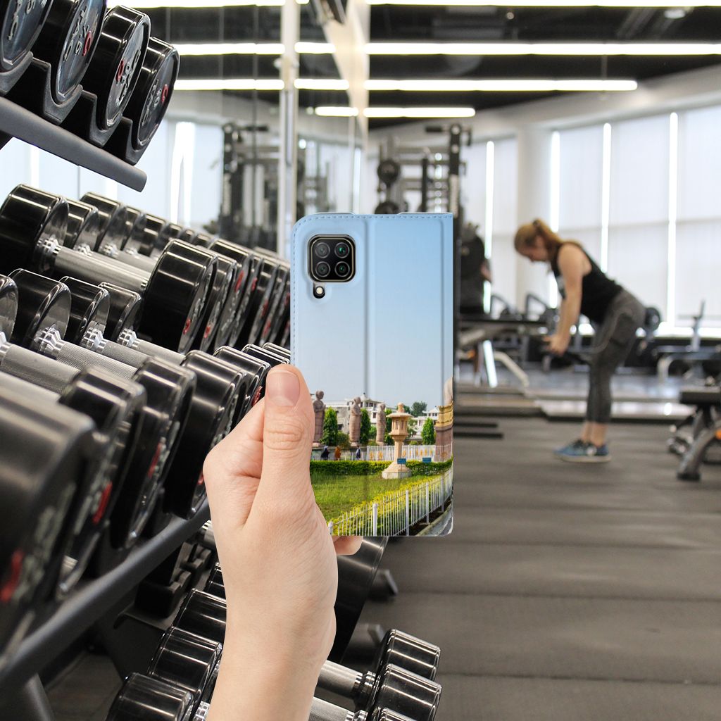 Huawei P40 Lite Book Cover Boeddha