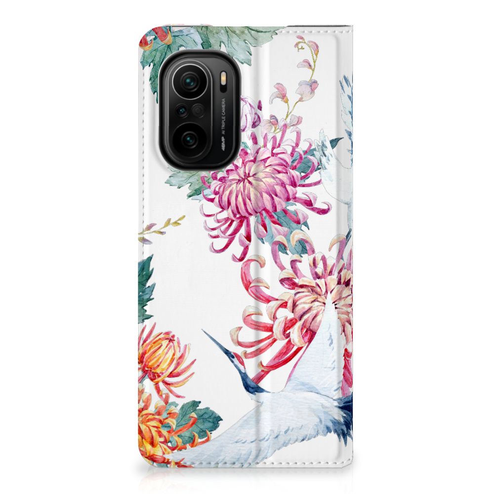 Xiaomi Mi 11i | Poco F3 Hoesje maken Bird Flowers - B2C Telecom