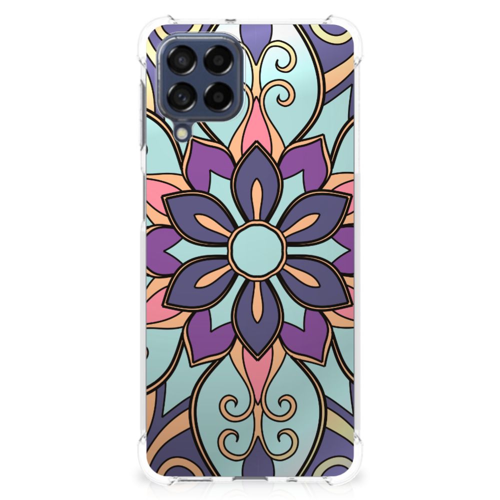 Samsung Galaxy M53 Case Purple Flower B2C Telecom