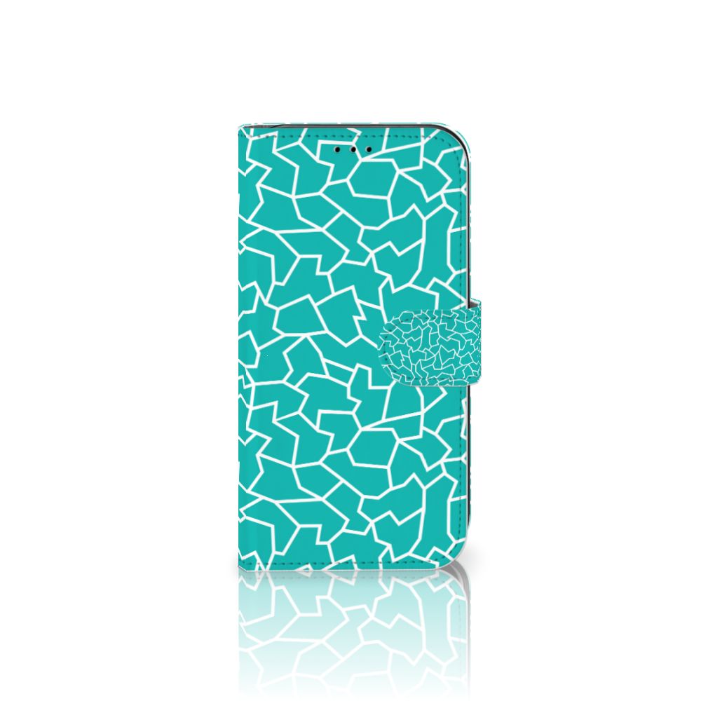 Apple iPhone 11 Hoesje Cracks Blue