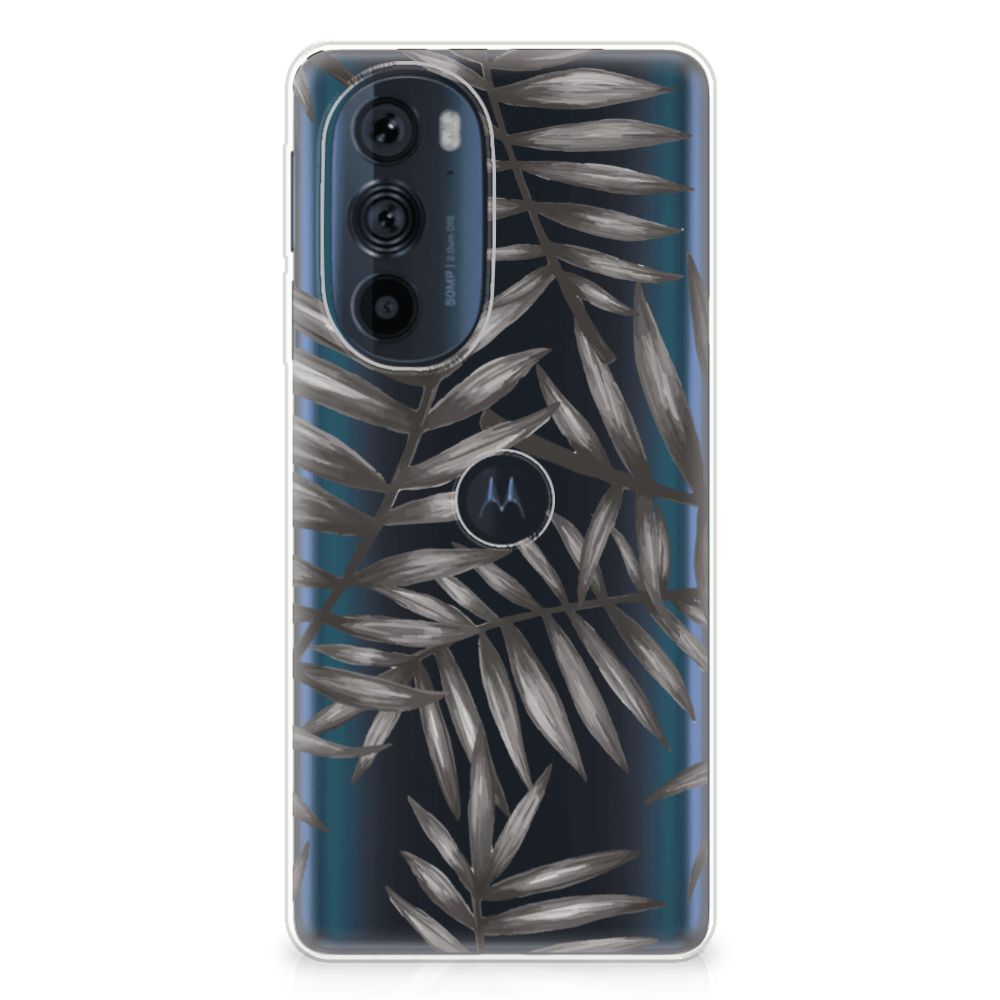 Motorola Edge 30 Pro TPU Case Leaves Grey