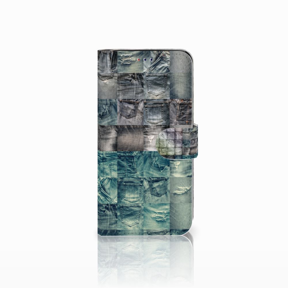 Wallet Case met Pasjes Samsung Galaxy A10 Spijkerbroeken
