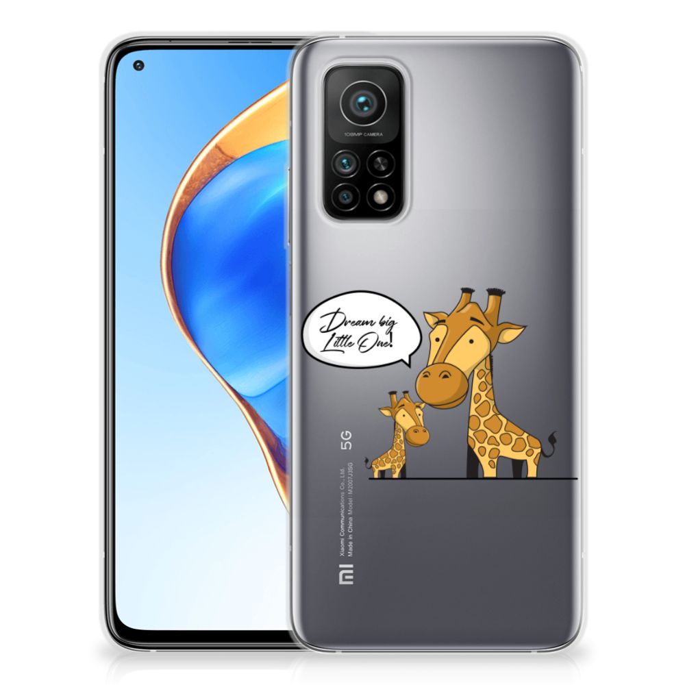 Xiaomi Mi 10T | 10T Pro Telefoonhoesje met Naam Giraffe B2C Telecom