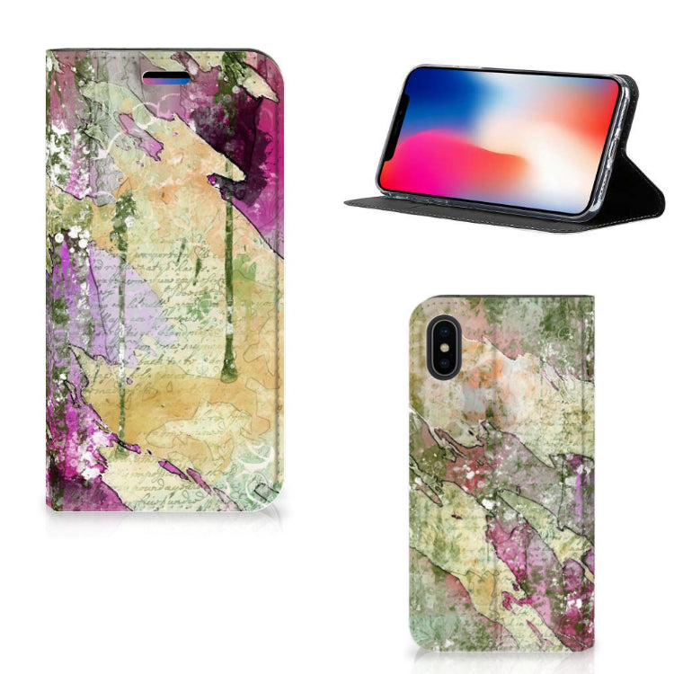 Bookcase Apple iPhone X | Xs Letter Painting