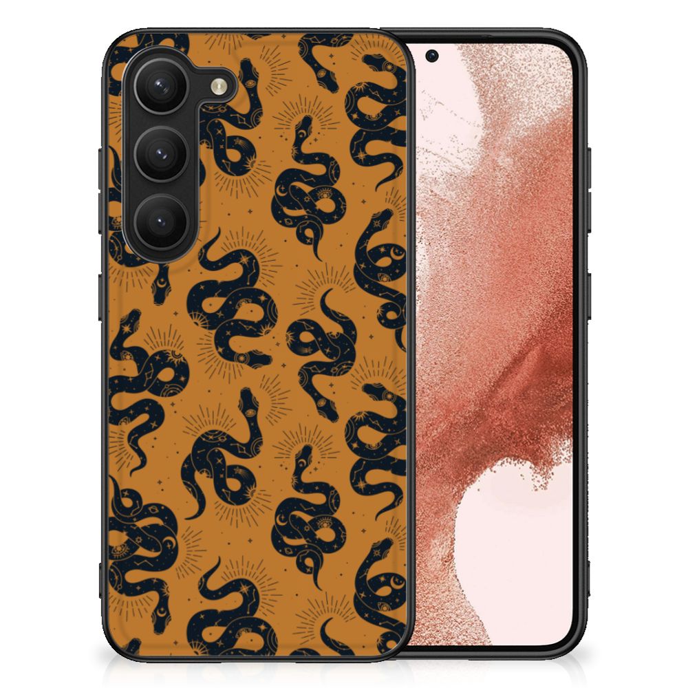 Dierenprint Telefoonhoesje voor Samsung Galaxy S23 Snakes B2C Telecom