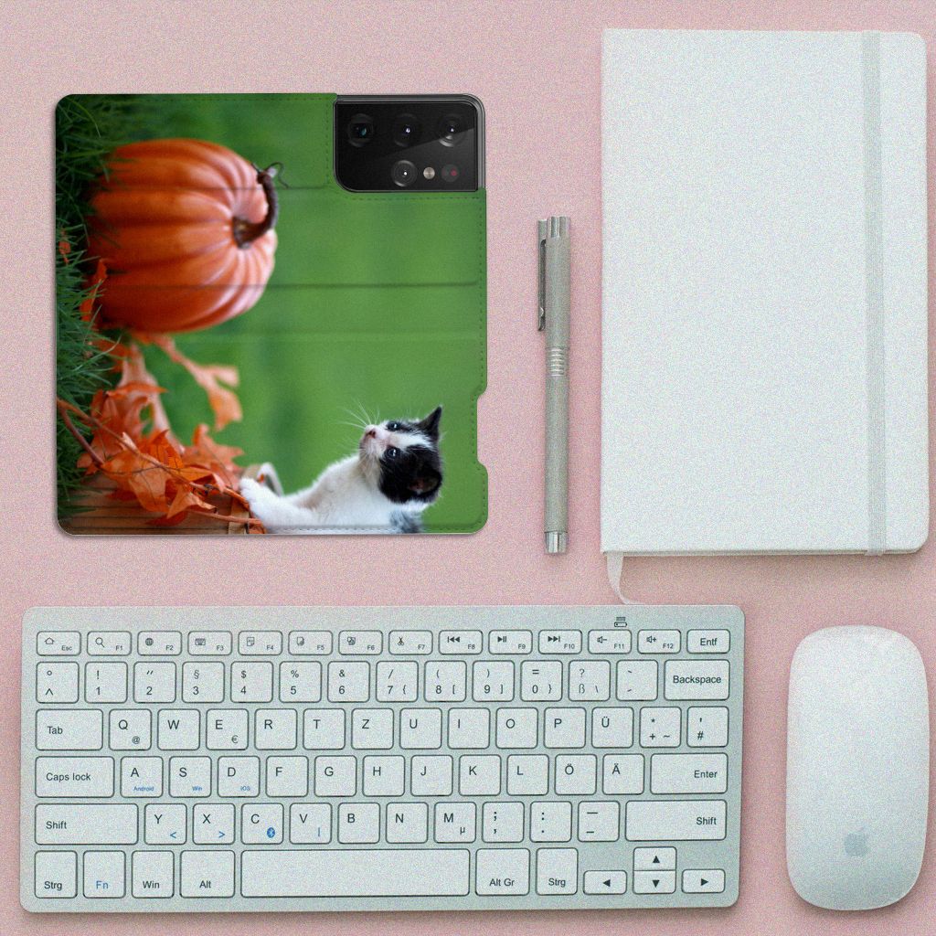 Samsung Galaxy S21 Ultra Hoesje maken Kitten - B2C Telecom